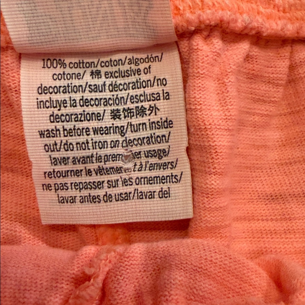 PINK Victoria's Secret Bright Coral Athletic Shorts~Small - Picture 5 of 8